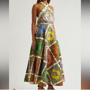 Alemais Trippy Topo Mermaid Dress
